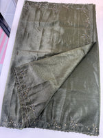 Crushed crape saree/HW324