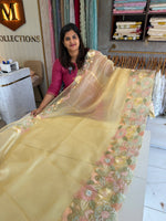 Glass organza Saree/ 155G