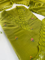Chiffon unstitched salwar set /NC111