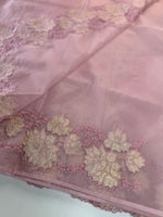 soft oragnza saree/ 287D