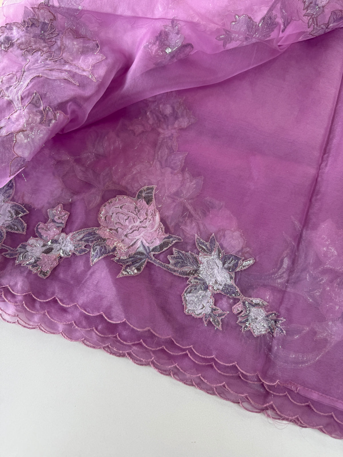 Soft organza saree/FK38