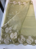 soft oragnza saree/ 287D