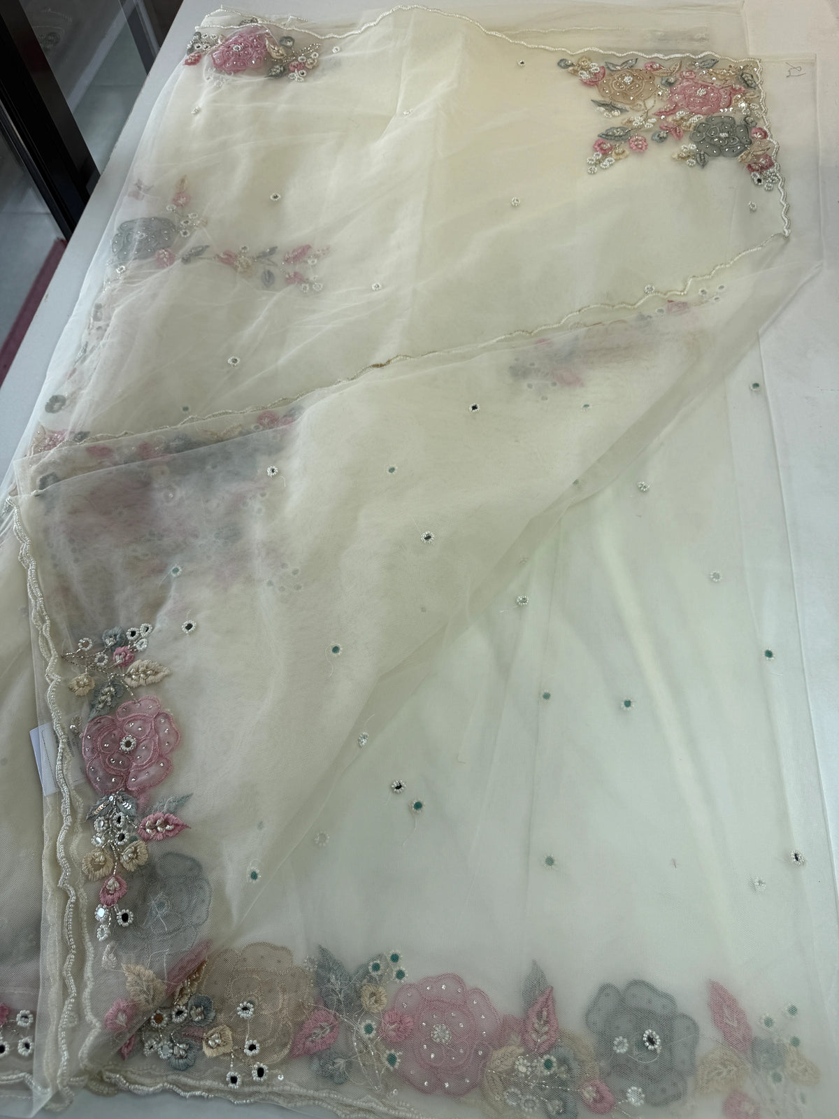 Net Designer Saree/ 007N