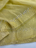 Korean organza saree/ Hw557