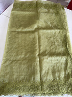 Soft Organza Saree/ Cw055