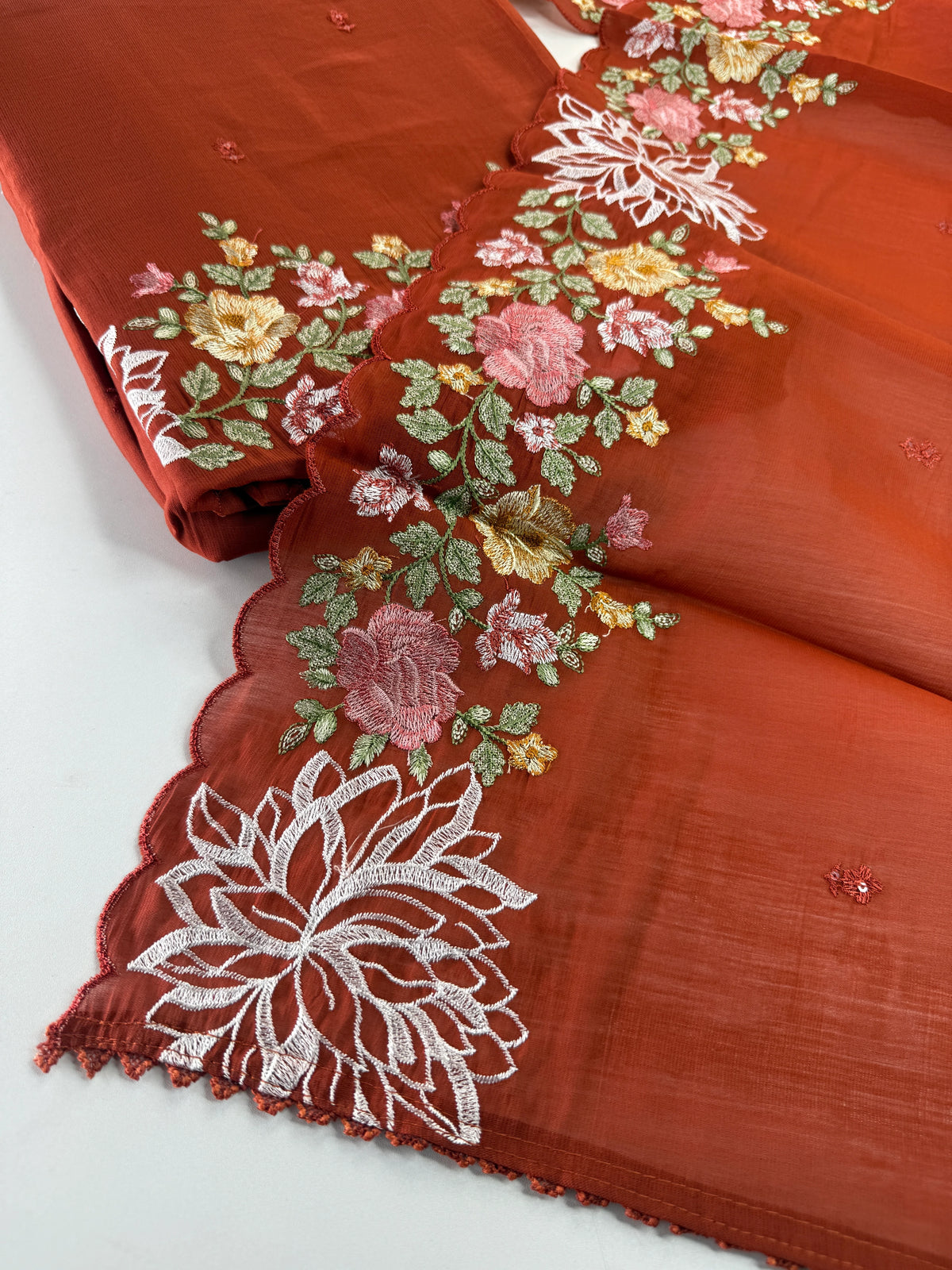 Semi corduroyUnstitched salwar set / NC142