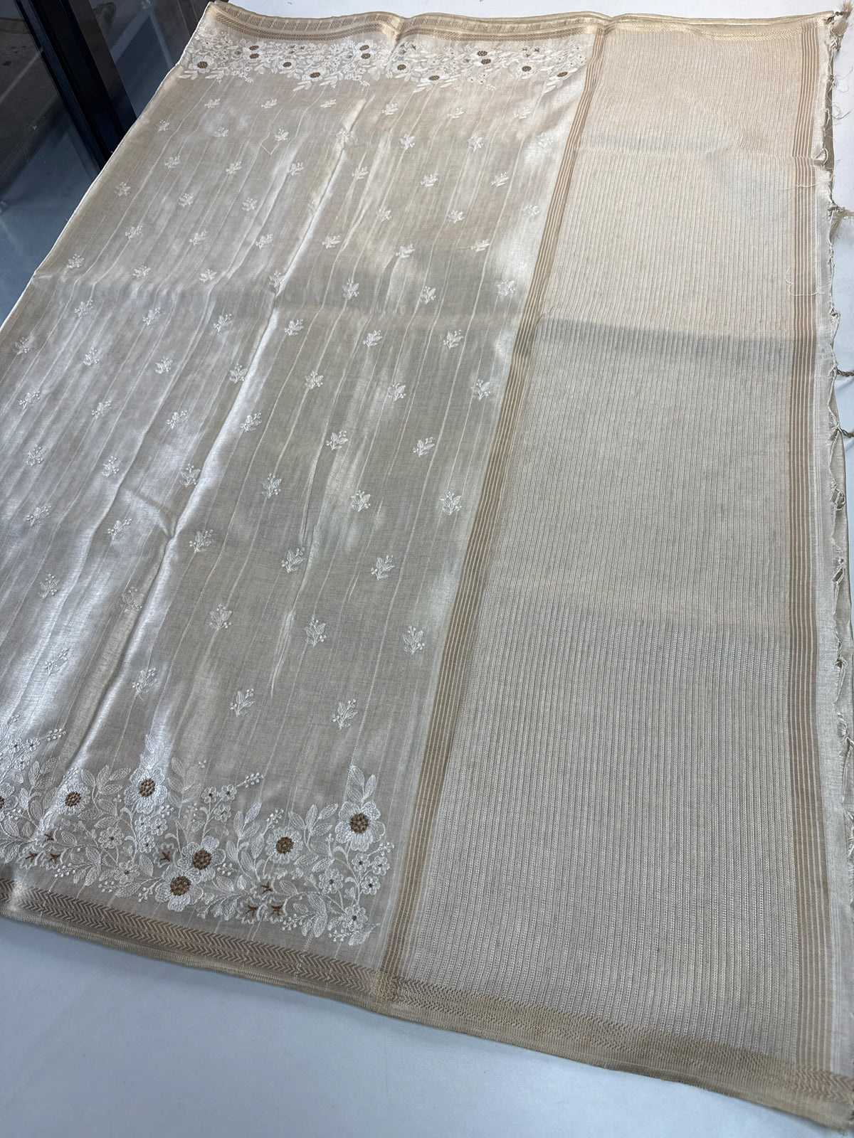 Semi Tussar saree/ FGD594