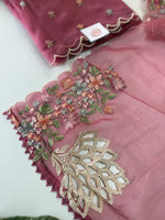 Chiffon unstitched salwar set/NC102