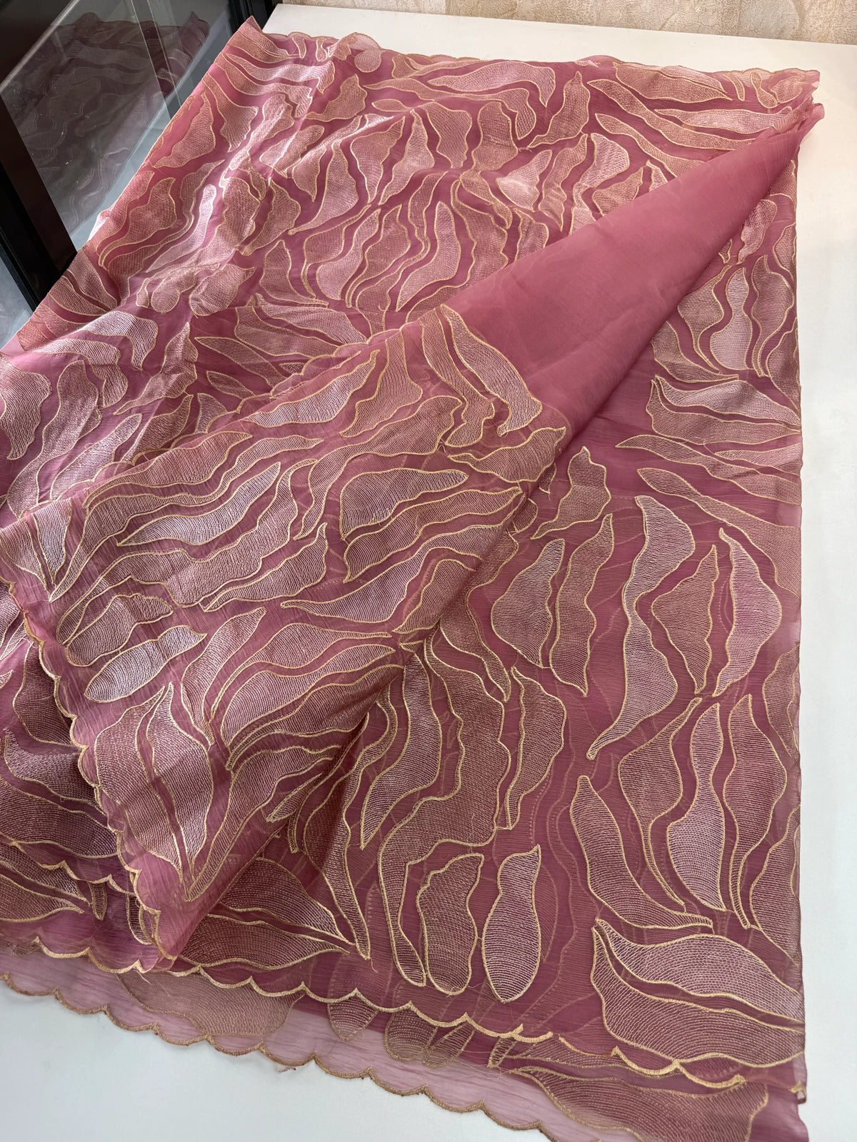 Georgette Saree/ANC49