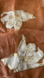 Soft oragnza saree/LK50
