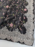 Crushed Crape Saree/ SC75