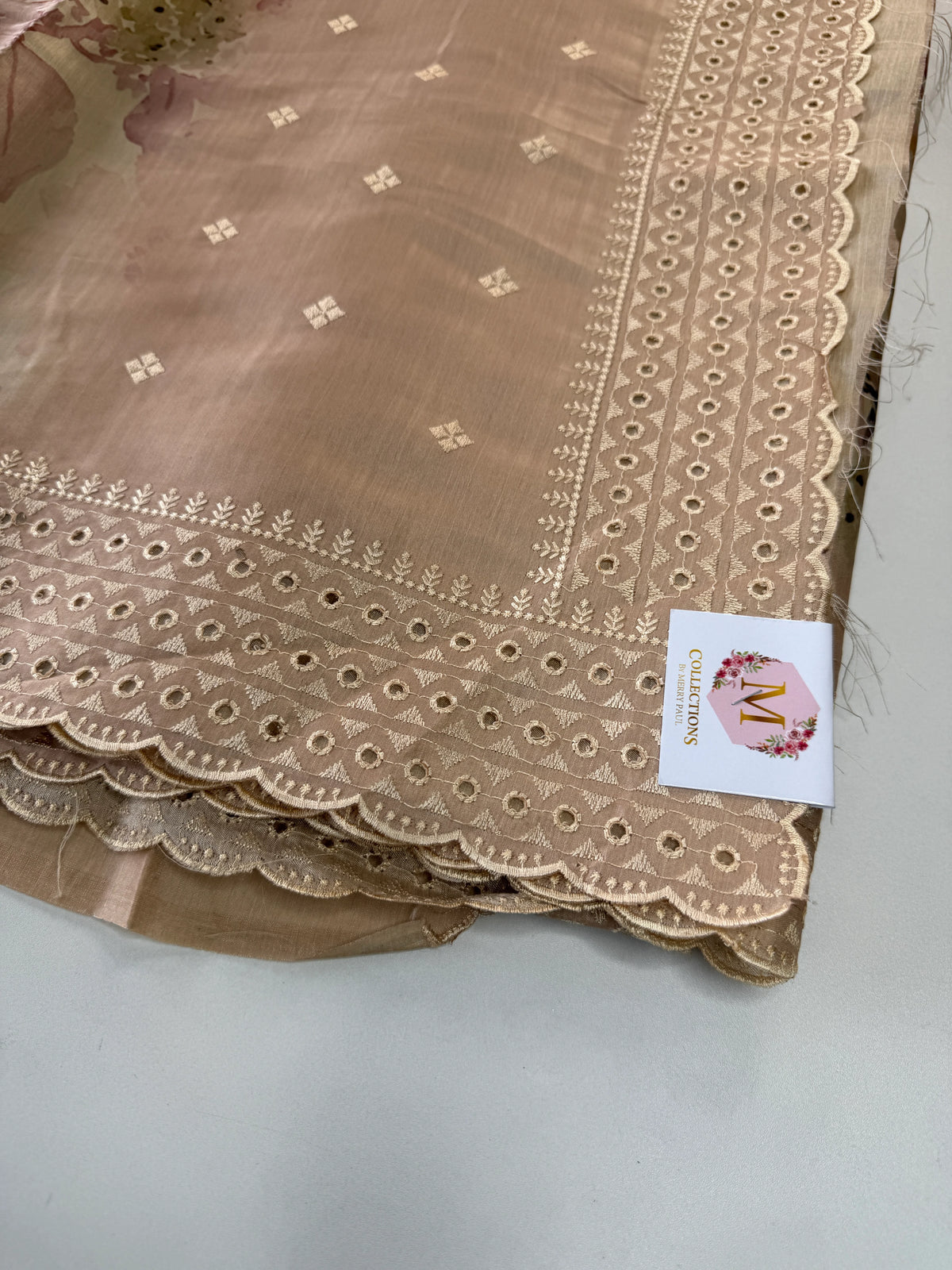 Semi Silk Blended Saree/7599