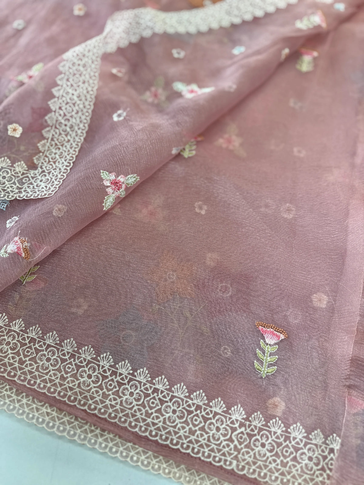 Crushed Tissue Saree/ CW323