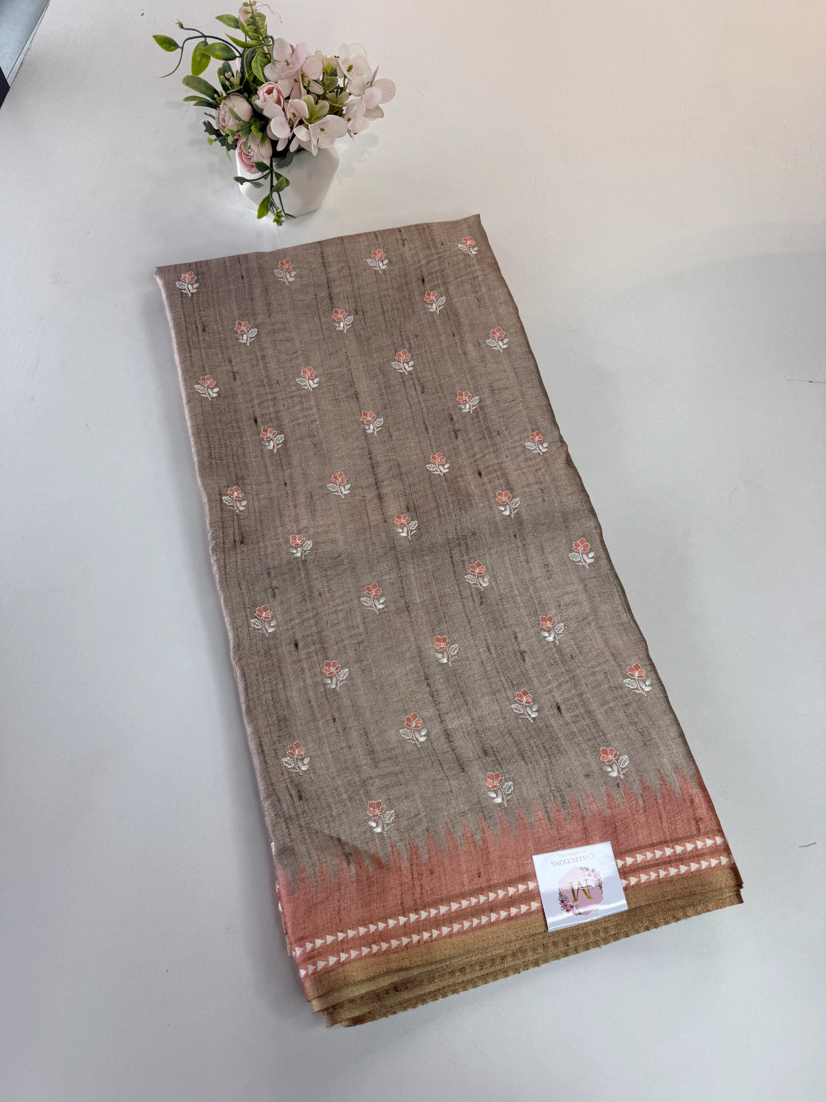 Soft Semi Tussar Saree/FG444