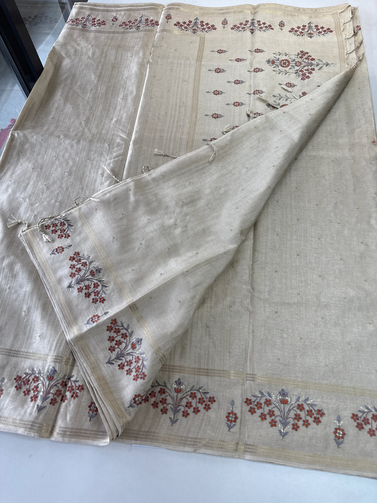 Soft semi Tussar saree/FG457