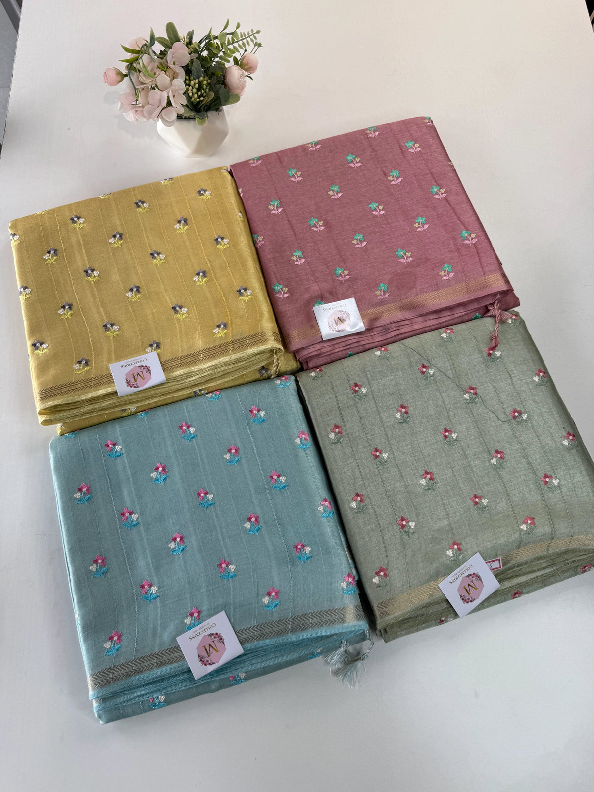 Soft semi Tussar silk saree/GD25