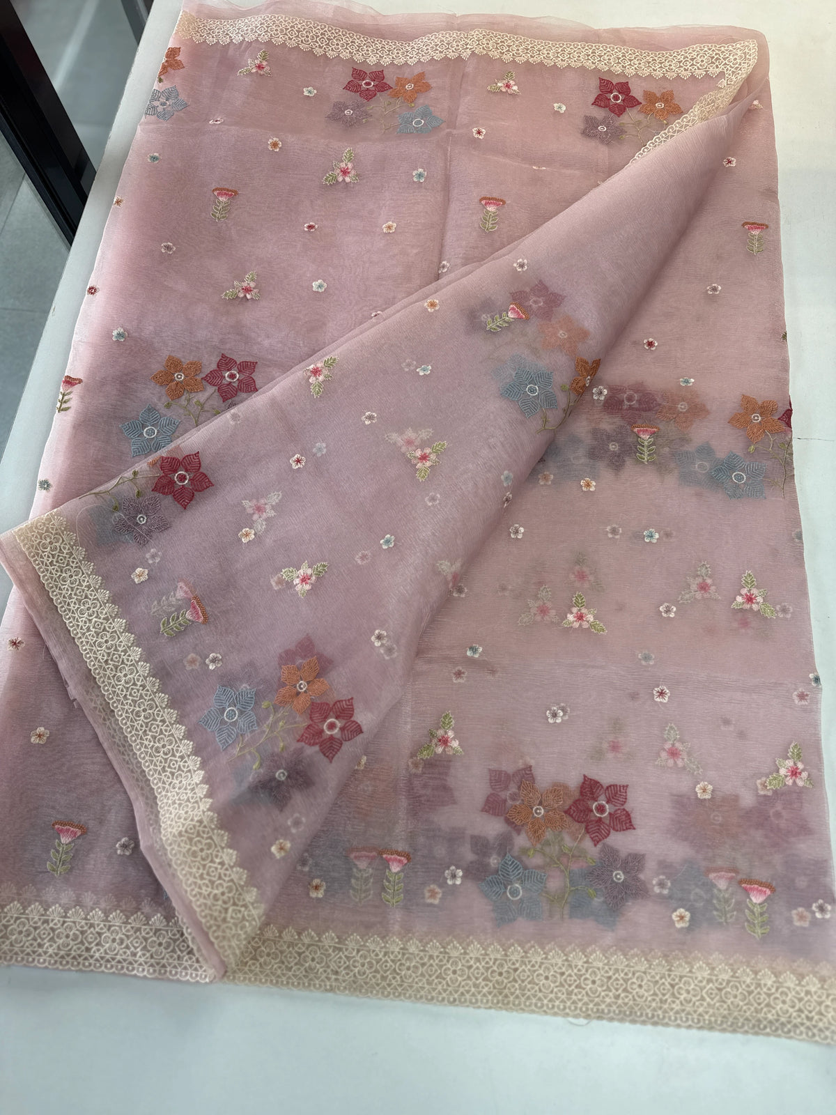 Crushed Tissue Saree/ CW323