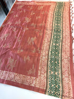 Soft semi Tussar saree/ D521