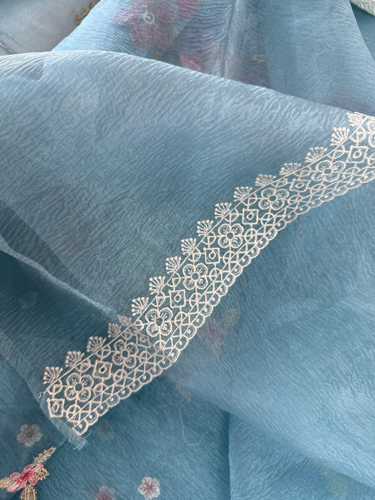 Crushed Tissue Saree/ CW323