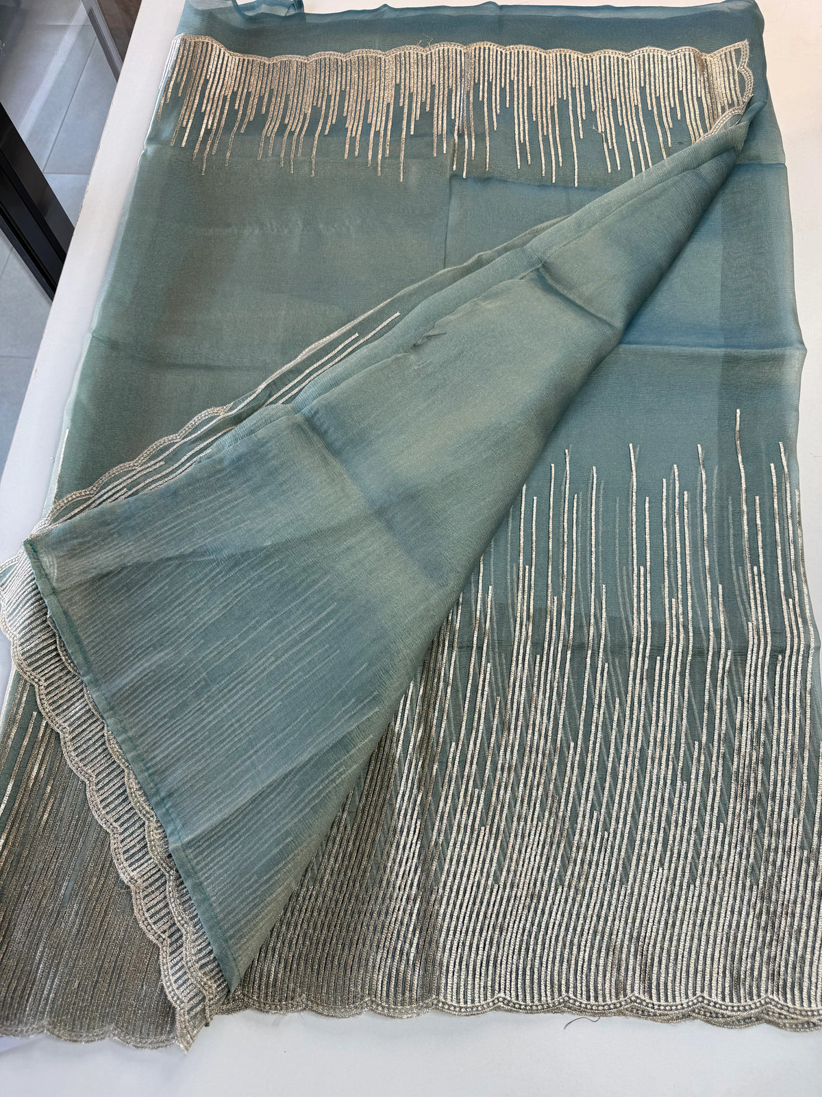 Shimmer Georgette Saree/CW474