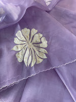 Glass Organza Saree/ LK35
