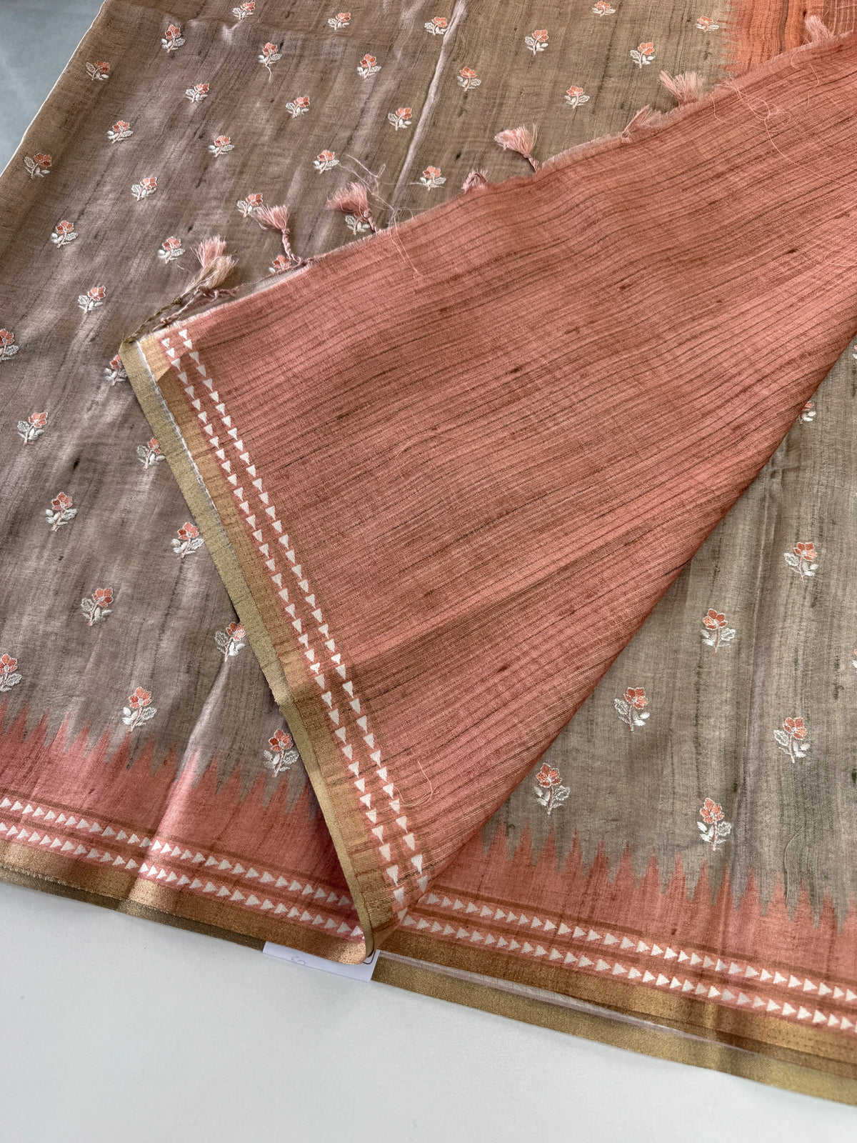 Soft Semi Tussar Saree/FG444