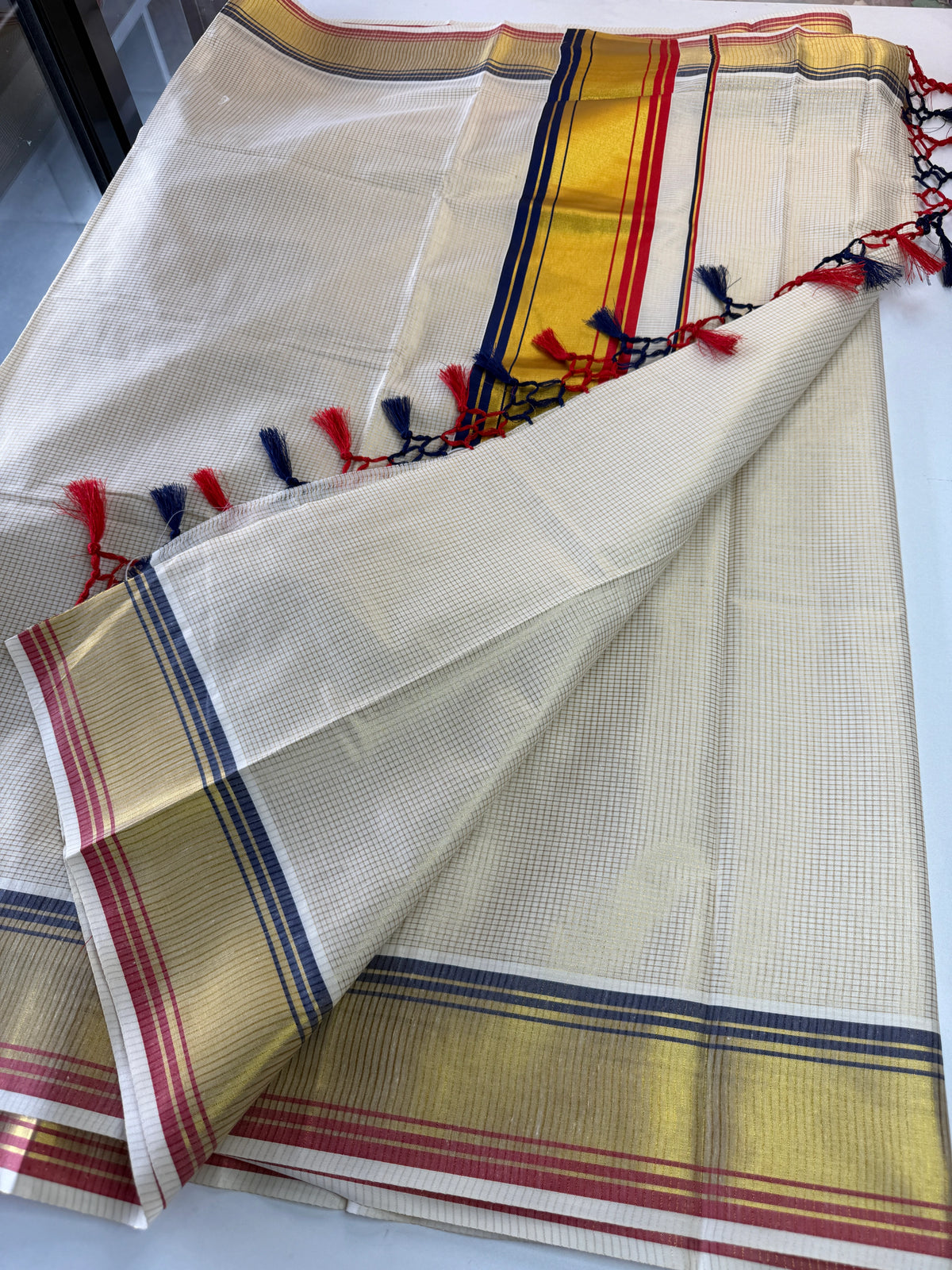 Onam cotton saree / MN7544
