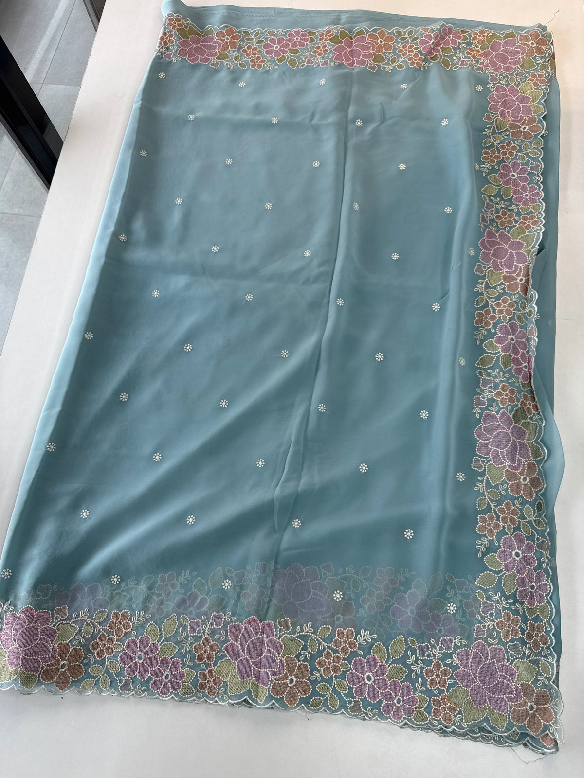 Georgette Saree/ CW325