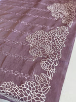Semi silk finished saree/8065