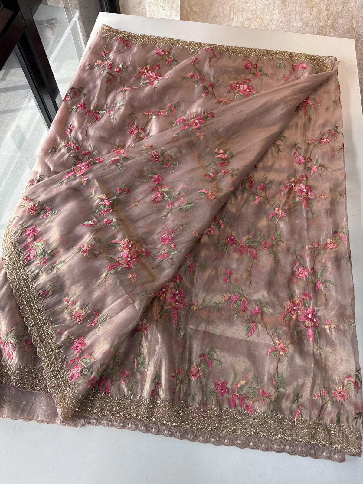 Tissue Organza in Lavender Pink Color /SA055