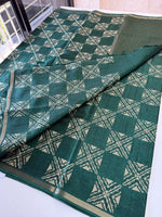 Soft semi Tussar saree/D236