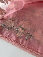 Soft organza saree/FK38