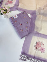 Linen unstitched salwar set /NC170