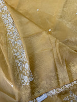 Crushed crape saree/ u5232