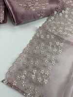 Organza Unstitched salwar set /U5504