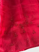 Crushed Tissue Saree /MW062