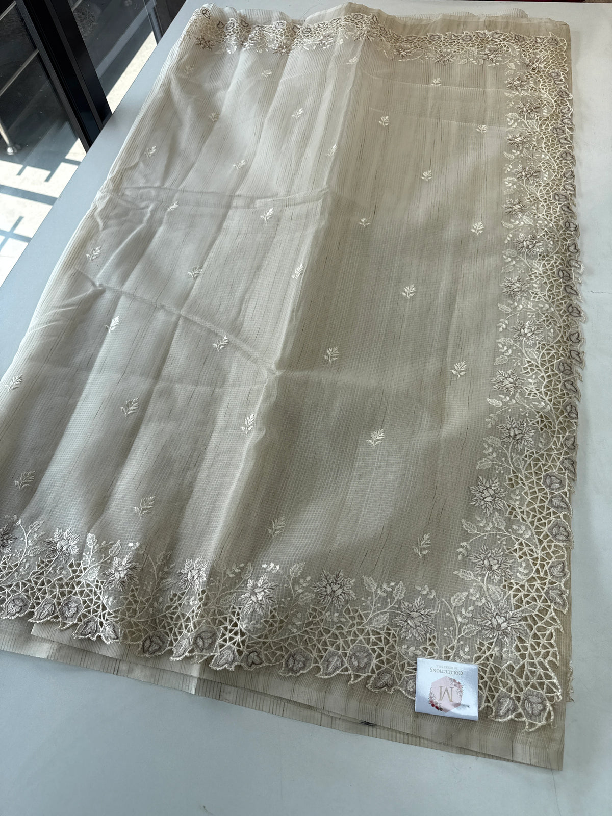 Net kotta Saree(leaf)/ 133EFS