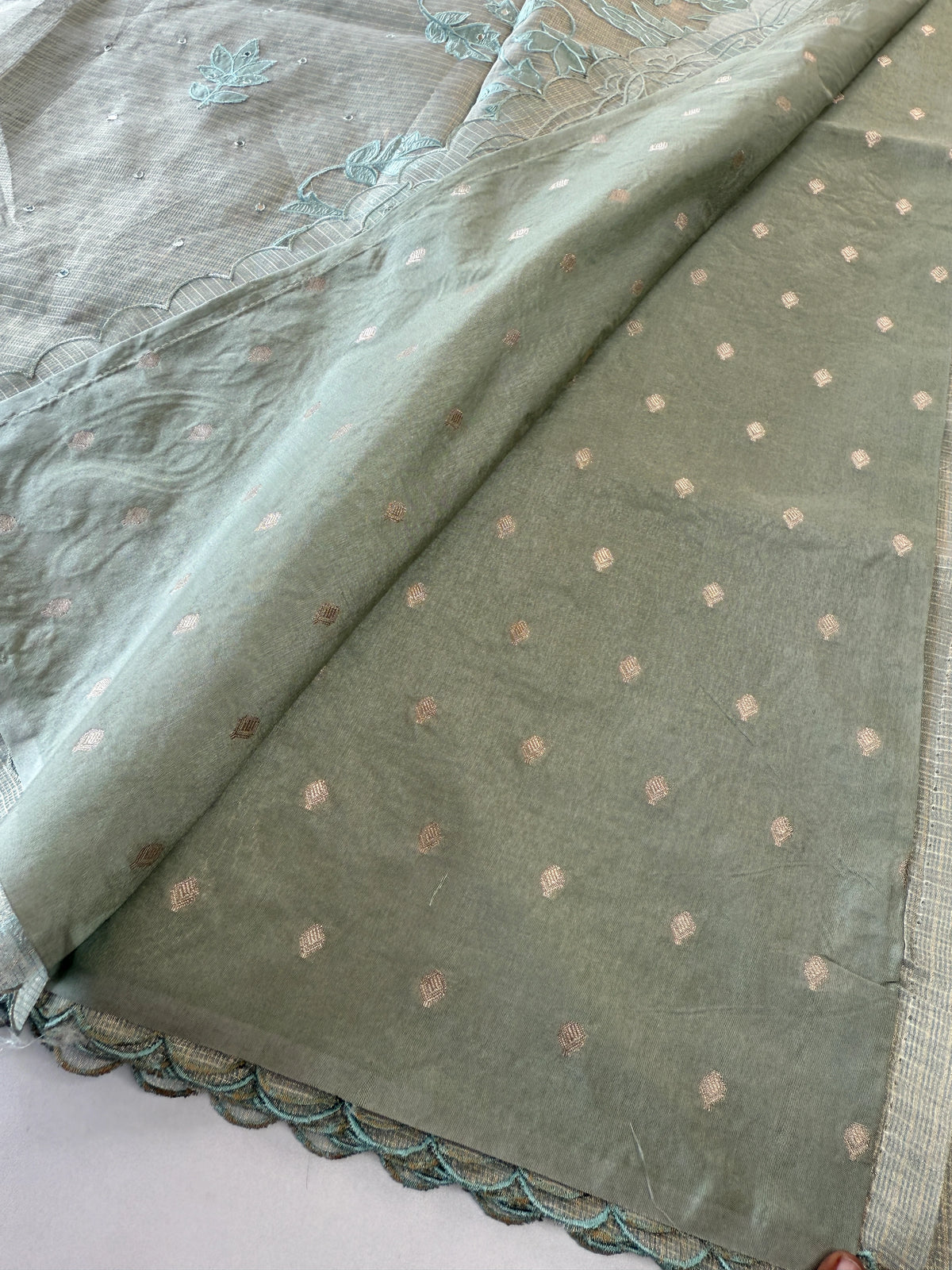 Tissue blended kotta saree A/ 3689