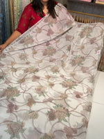 Georgette Organza Saree/ DD32