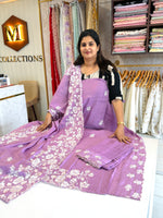 Soft Chanderi unstitched salwar set / NC159
