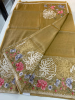 Tissue organza saree /RKF07
