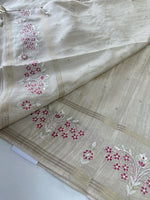Soft semi Tussar saree/FG457