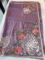 Tissue organza saree /RKF07