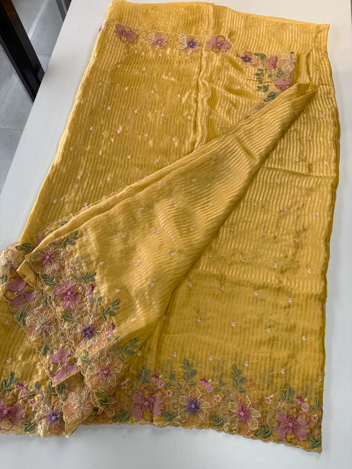 Satin Organza Saree/ WS97