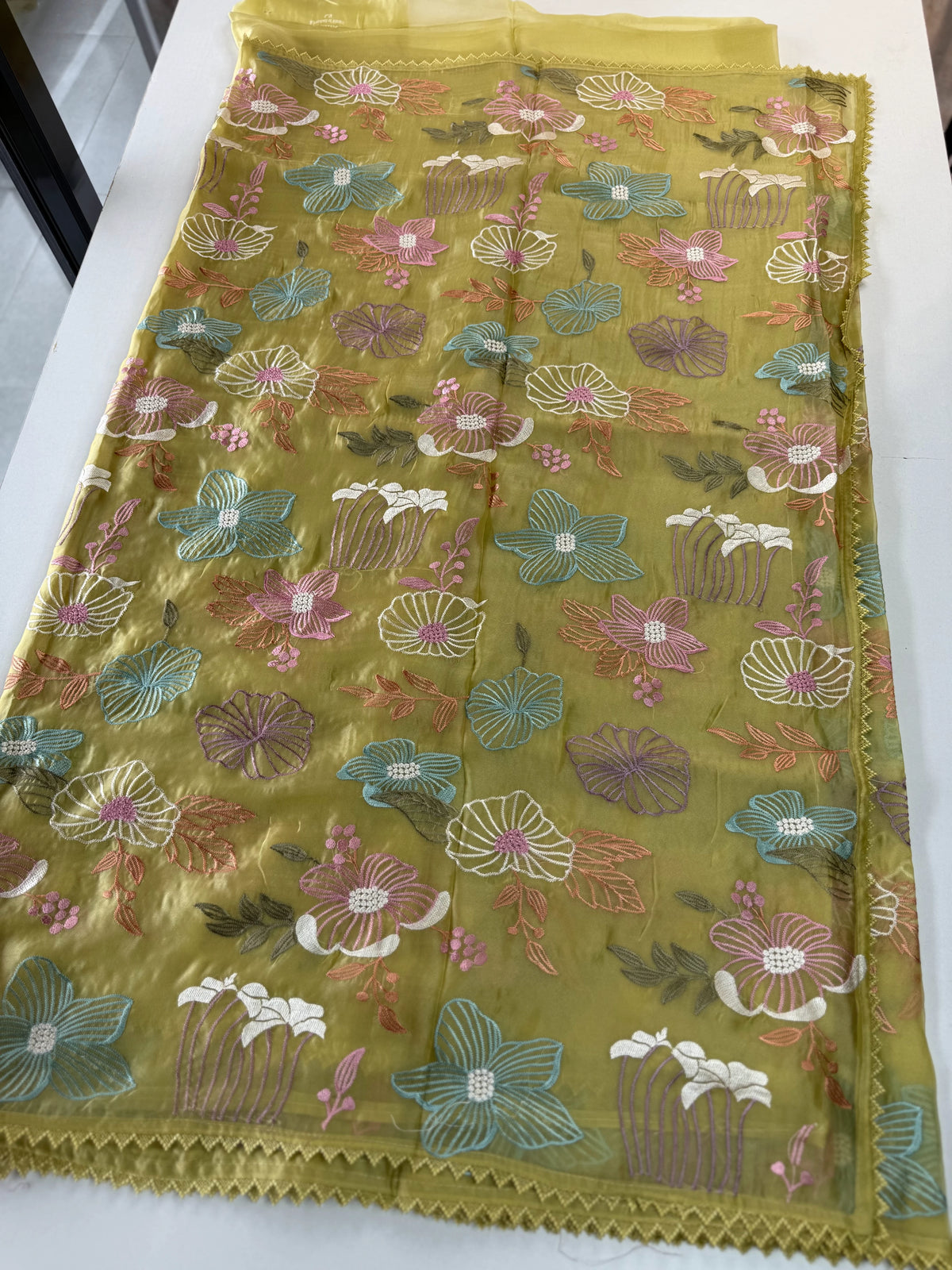 Shimmer Georgette Saree/RKF75