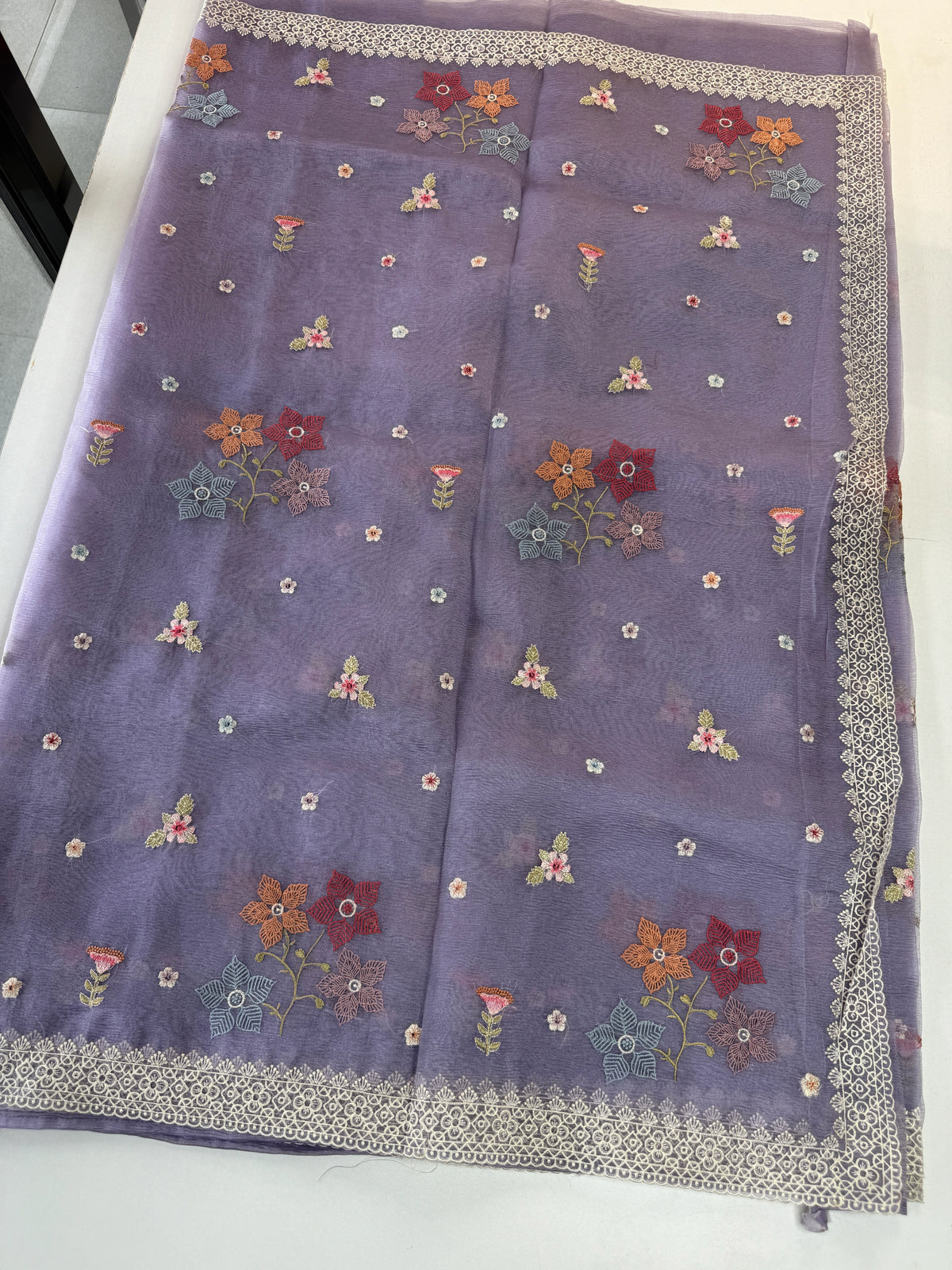 Crushed Tissue Saree/ CW323