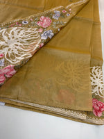 Tissue organza saree /RKF07