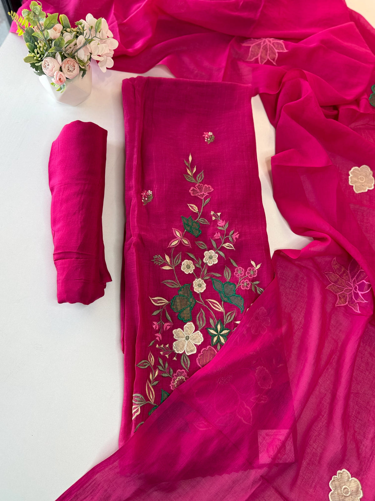 Mal Chanderi salwar set /AA4125