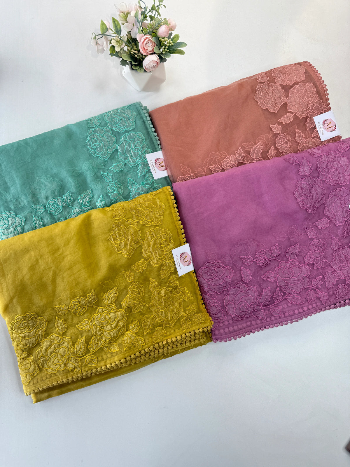 Soft organza saree/ Mu003
