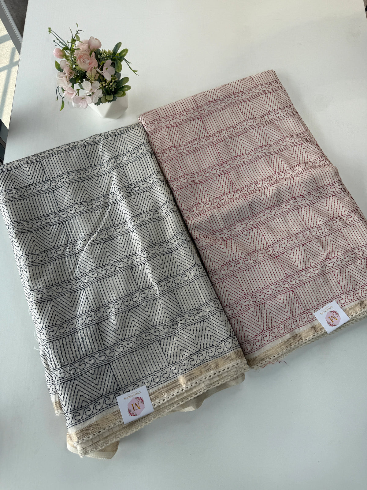 Soft semi Tussar saree/7684